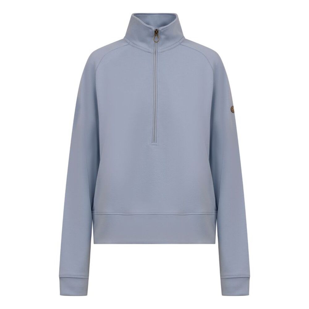 Trespass Womens/Ladies Pipa Quarter Zip Top / Blue Haze